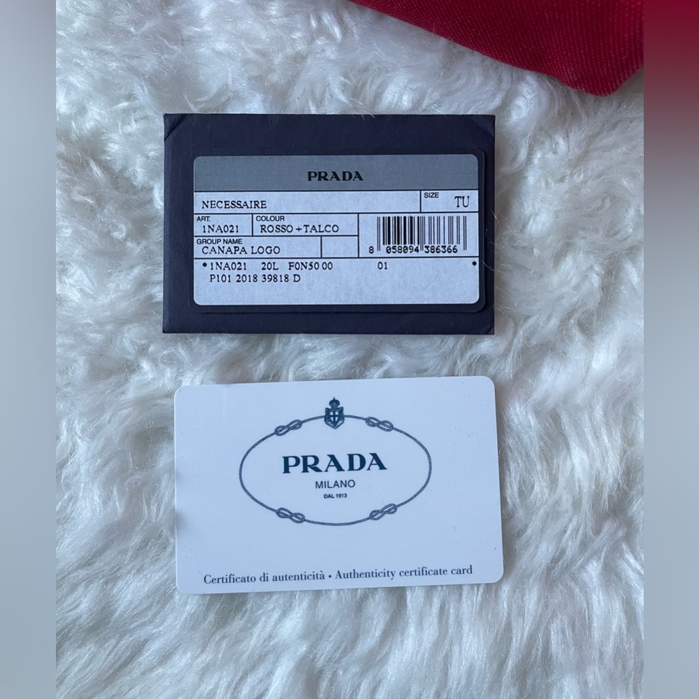 PRADA CANAPA MAKEUP POUCH - Picture 5 of 6